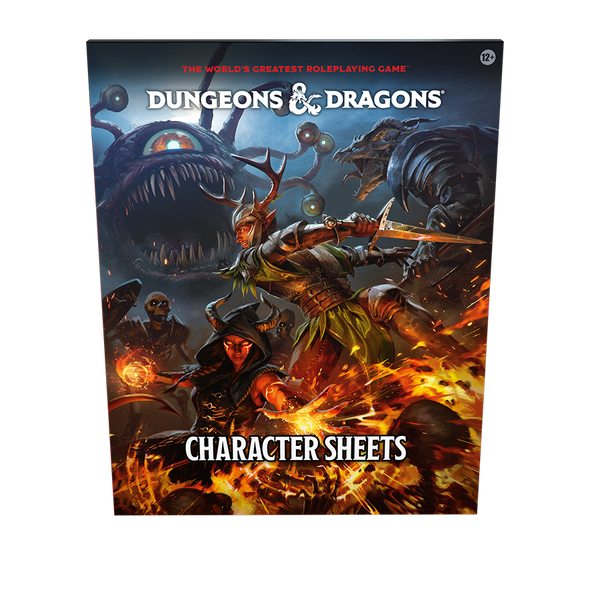 DND RPG 2024 CHARACTER SHEETS  --ENGLISH EDITION
