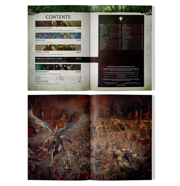 Warhammer 40k CODEX DEATH GUARD (10th edition, english)