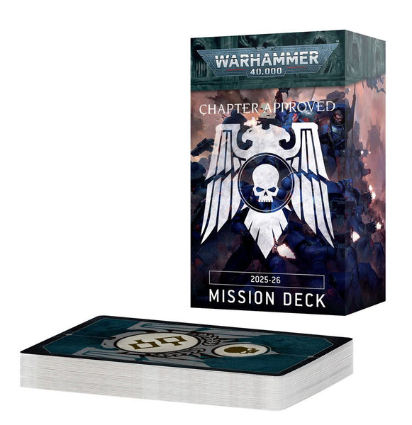 Warhammer 40k Chapter Approved 2025-26: Mission Deck (Anglais/English)