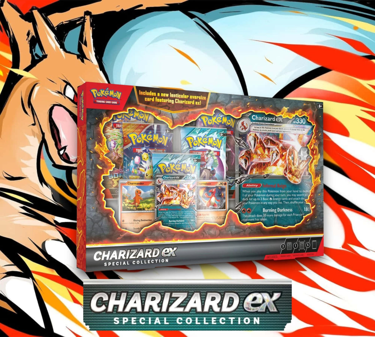 POKEMON CHARIZARD EX SPECIAL COLLECTION – Jeux AZ Games