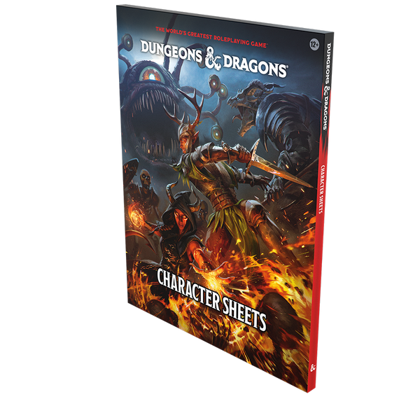 DND RPG 2024 CHARACTER SHEETS  --ENGLISH EDITION