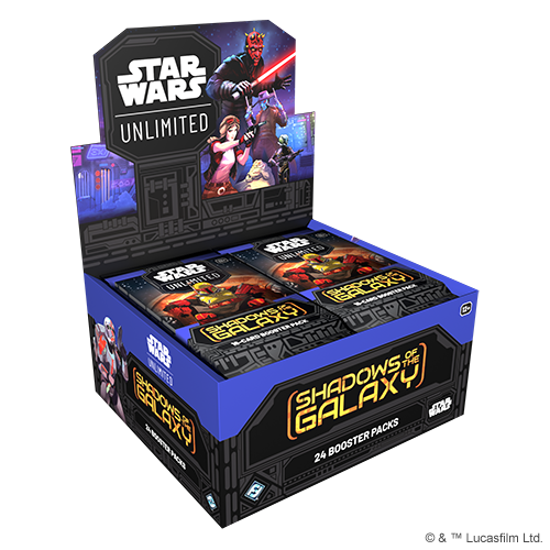 STAR WARS UNLIMITED - booster box (24 packs) SHADOWS of the GALAXY --JULY 2024