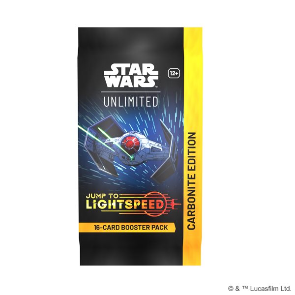 STAR WARS UNLIMITED - carbonite booster box JUMP TO LIGHTSPEED