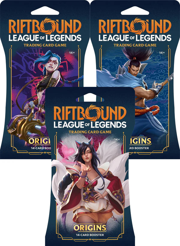 RIFTBOUND LEAGUE OF LEGENDS TCG, ORIGINS BOOSTERS – Jeux AZ Games