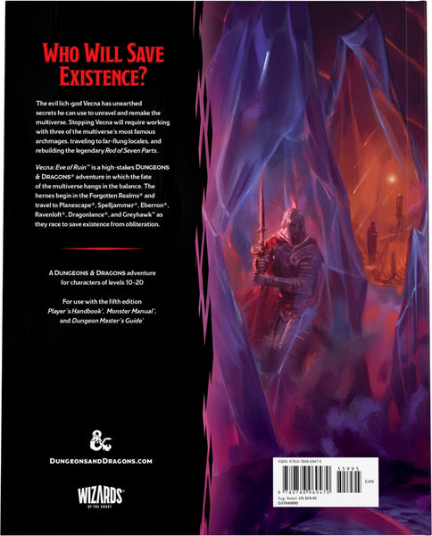 DND RPG VECNA EVE OF RUIN HC
