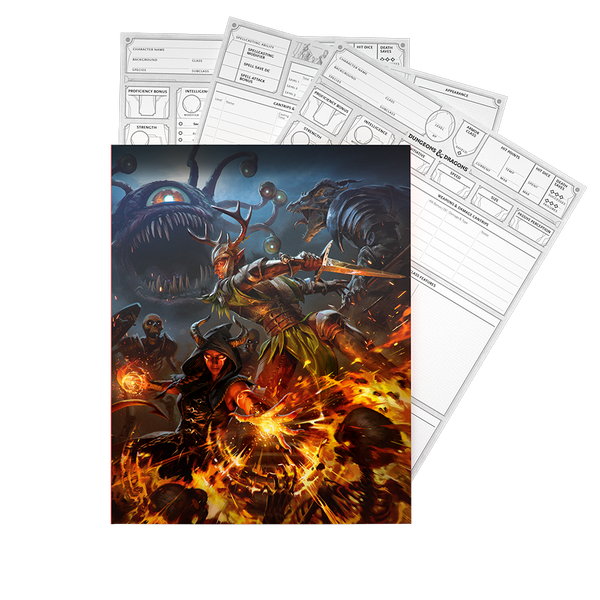 DND RPG 2024 CHARACTER SHEETS  --ENGLISH EDITION