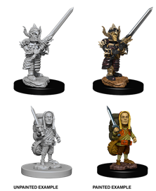 DND UNPAINTED MINIS WV6 MALE HALFLING FIGHTER