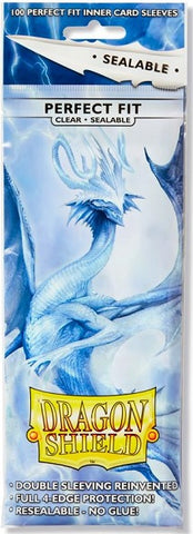 DRAGON SHIELD SLEEVES ~ PERFECT FIT SEALABLE CLEAR ''STANDARD''