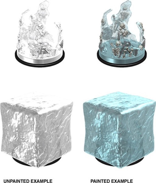 DND UNPAINTED MINIS WV6 GELATINOUS CUBE