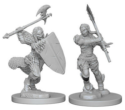 PF UNPAINTED MINIS WV1 HALF-ORC FEMALE BARBARIAN