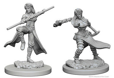 DND UNPAINTED MINIS WV1 FEMALE HUMAN MONK