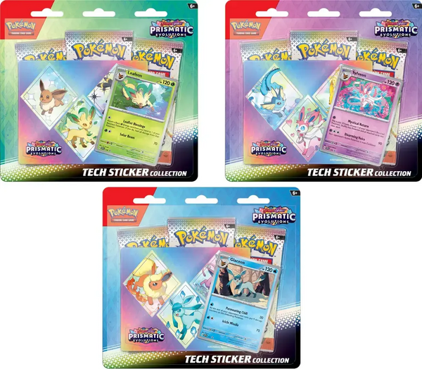 POKEMON SV8.5 PRISMATIC EVOLUTIONS TECH STICKER COLLECTION (1 at random)