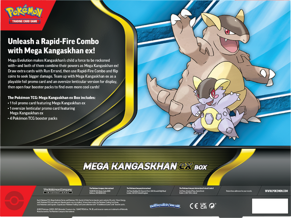 POKEMON MEGA KANGASKHAN EX BOX } 2025-12-05