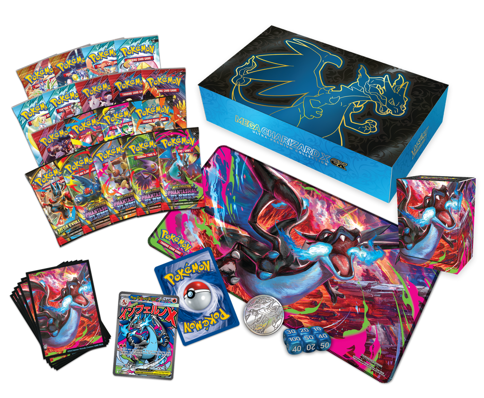 POKEMON CHARIZARD X EX ULTRA-PREMIUM COLLECTION } 2025-11-14