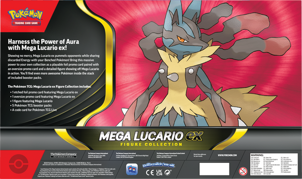 POKEMON MEGA LUCARIO EX FIGURE COLLECTION