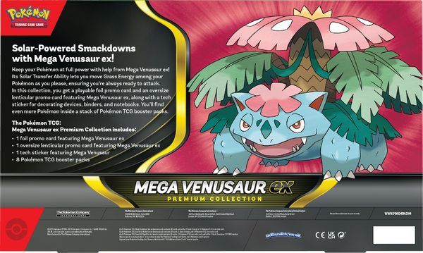 POKEMON MEGA VENUSAUR EX PREMIUM COLLECTION } 2025-12-05
