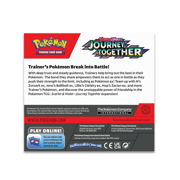 POKEMON SV9 JOURNEY TOGETHER BOOSTER BOX (2025-03-24)