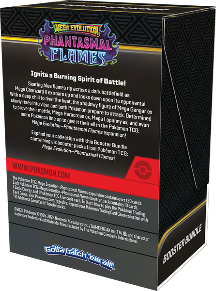 POKEMON ME02 PHANTASMAL FLAMES BOOSTER BUNDLE }2025-11-14