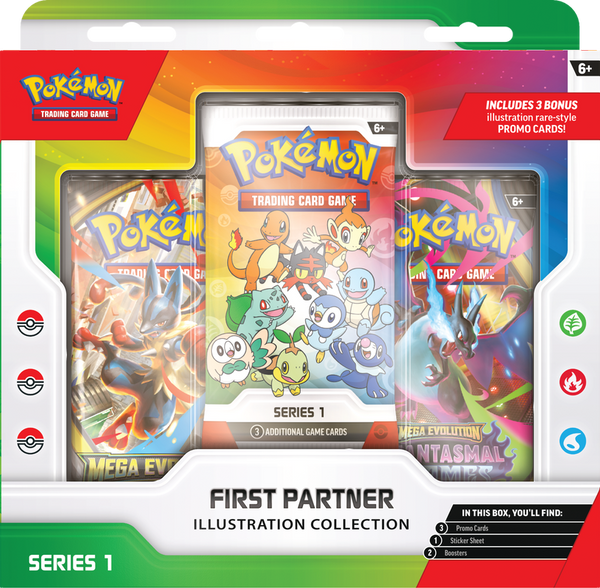 POKEMON FIRST PARTNER ILLUSTRATION COLLECTION SERIES 1 (2026-03-20)