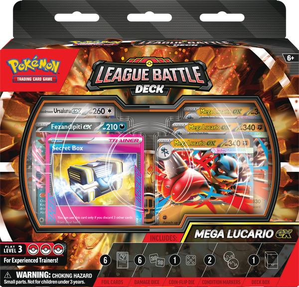 POKEMON LEAGUE BATTLE DECK MEGA LUCARIO EX (2026-05-22)