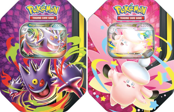 POKEMON MEGA MOONLIT TIN (1 tin at random)