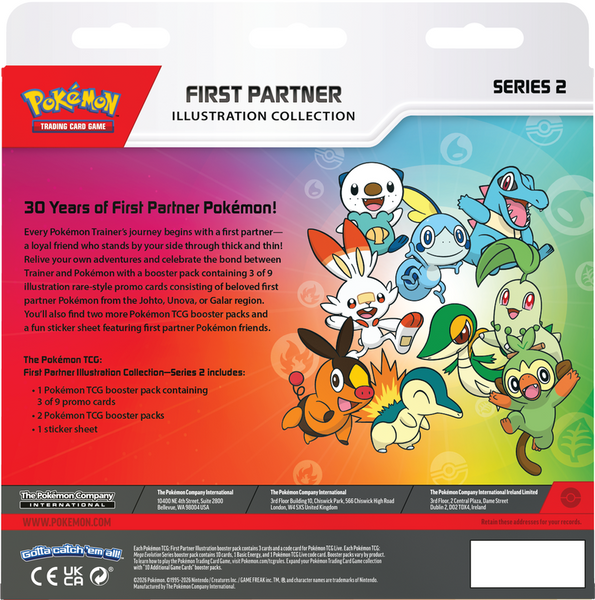 POKEMON FIRST PARTNER ILLUSTRATION COLLECTION SERIES 2 (2026-06-19)