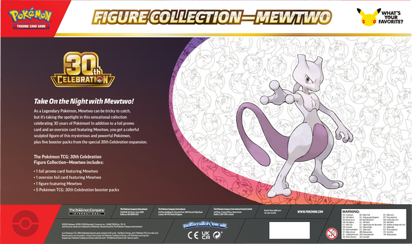 POKEMON 30TH CELEBRATION MEW / MEWTWO FIGURE COLLECTION (2026-11-06) --1 at random