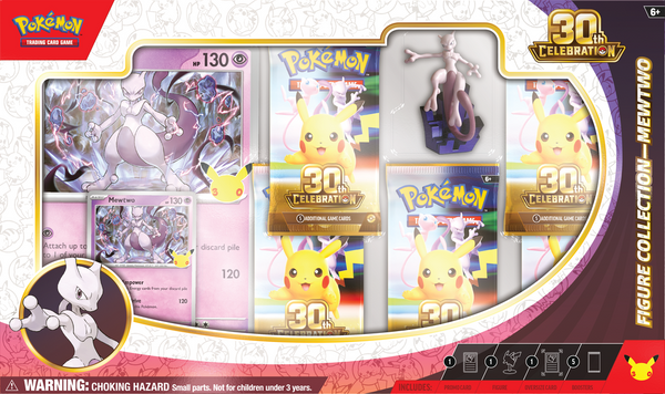 POKEMON 30TH CELEBRATION MEW / MEWTWO FIGURE COLLECTION (2026-11-06) --1 at random