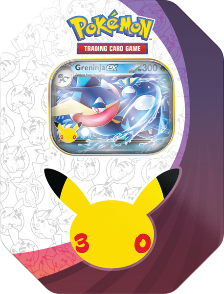 POKEMON 30TH CELEBRATION TIN (2026-12-24) --1 at random