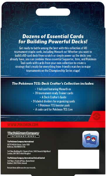 POKEMON DECK CRAFTER’S COLLECTION (2026-10-23)