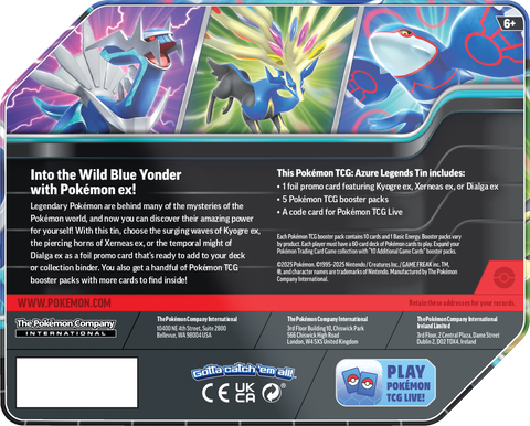 POKEMON AZURE LEGENDS TIN (2025-02-21)