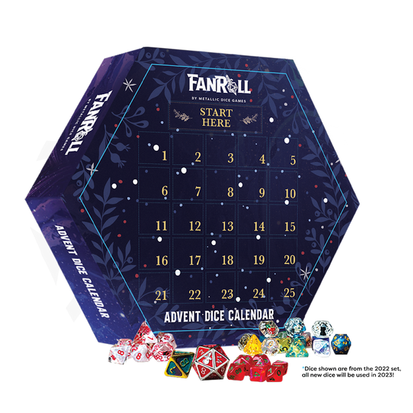 FAN ROLL - ADVENT DICE CALENDAR