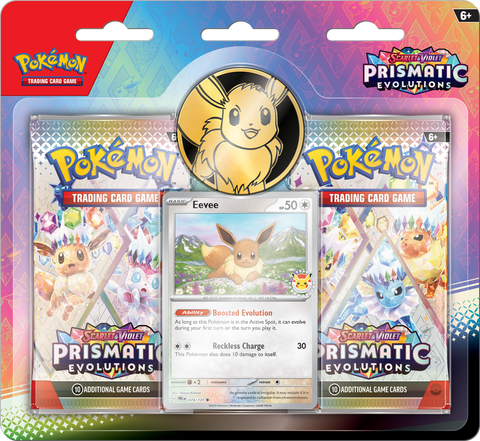 POKEMON SV8.5 PRISMATIC EVOLUTIONS 2-PACK BLISTER (2025-02-21) in store!