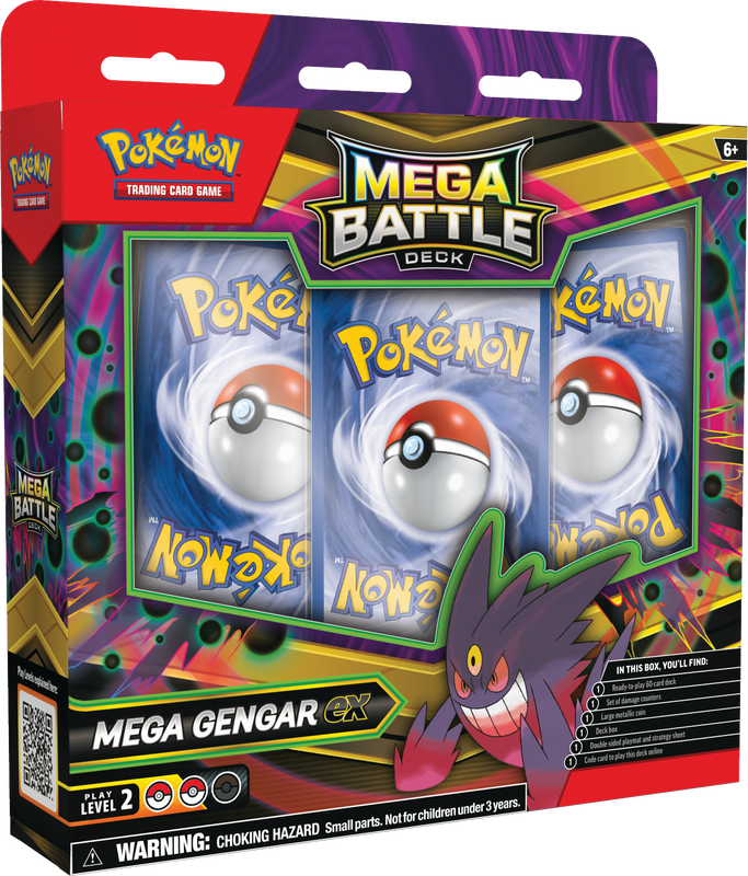 POKEMON MEGA BATTLE DECKS GENGAR EX/ DIANCIE EX (2025-10-24)