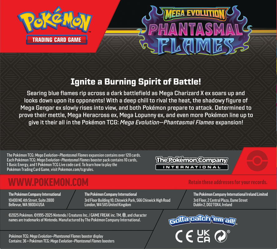 phantasmal flames booster box me02 phantasmal flames POKEMON – Jeux AZ Games Key features include Mega Pokemon & Dragon Ball color:Seafoam ATK1500