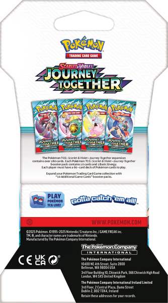 POKEMON SV9 JOURNEY TOGETHER BOOSTER PACK (2025-03-24)