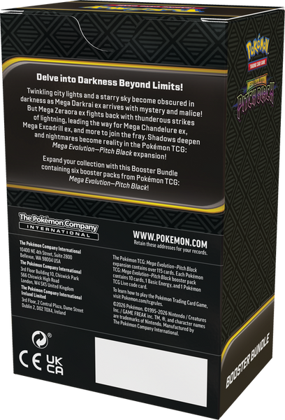 POKEMON ME05 PITCH BLACK CHECKLANE BUNDLE (2026-07-17)