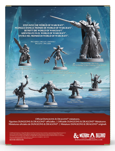 DND RPG MINIS WORLD OF WARCRAFT ALLIANCE & HORDE PACK --preorder