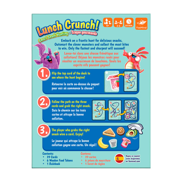 FOXMIND; LUNCH CRUNCH! traque gourmante (bilingue)