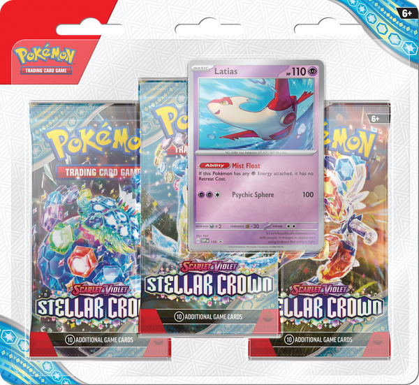 POKEMON 3pk BLISTER - STELLAR CROWN