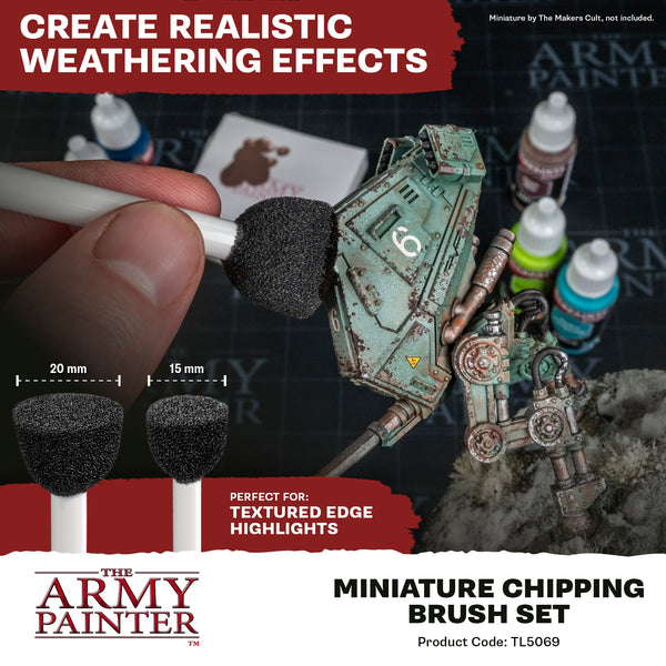 ARMY PAINTER; WARGAMERS CHIPPING BRUSH SET