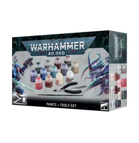 Warhammer 40k (10th) PAINTS + TOOLS SET