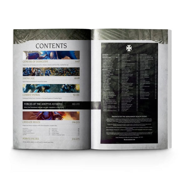 Warhammer 40k CODEX SPACE MARINES (10th edition, english)