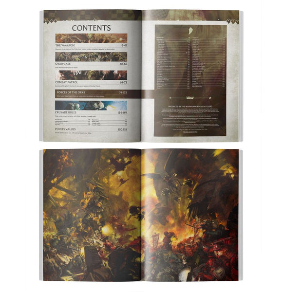 Warhammer 40k CODEX ORKS (10th edition, english)