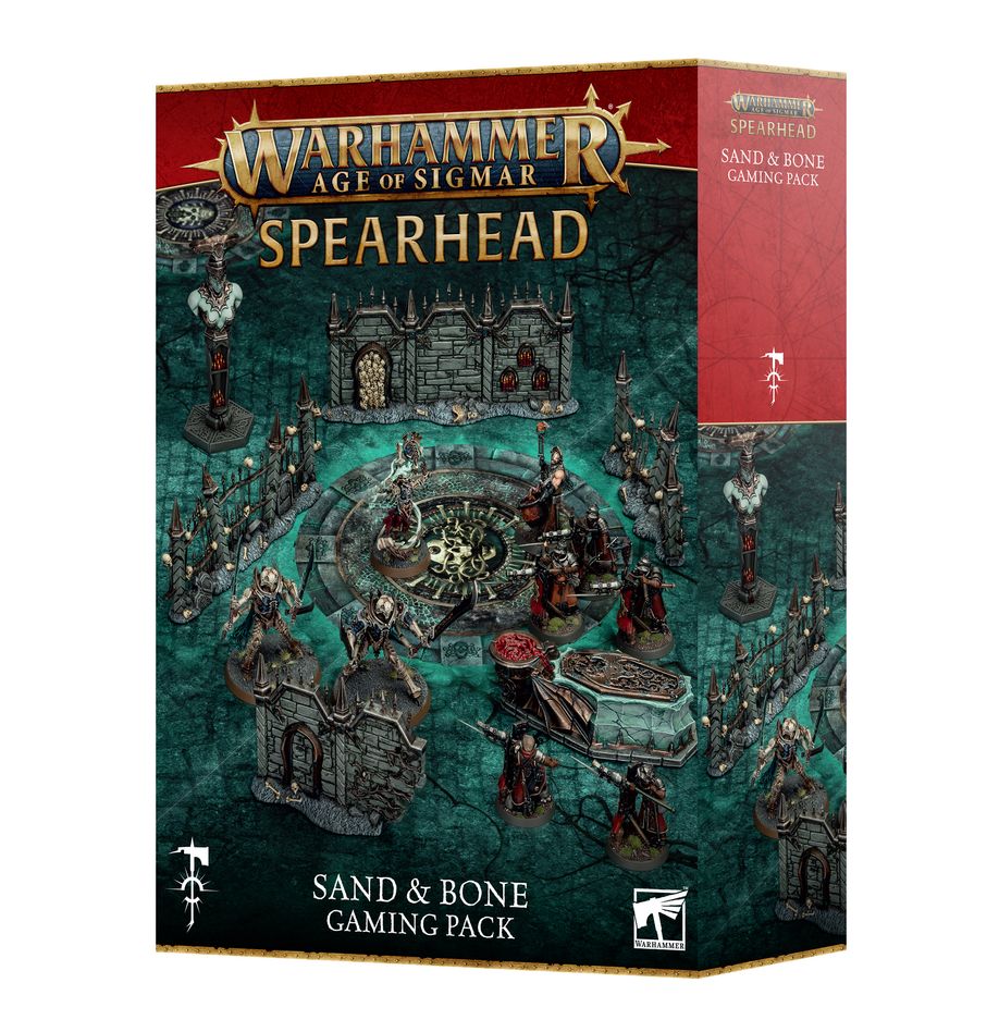 AGE OF SIGMAR 4.0;SPEARHEAD; SAND & BONE GAMING PACK
