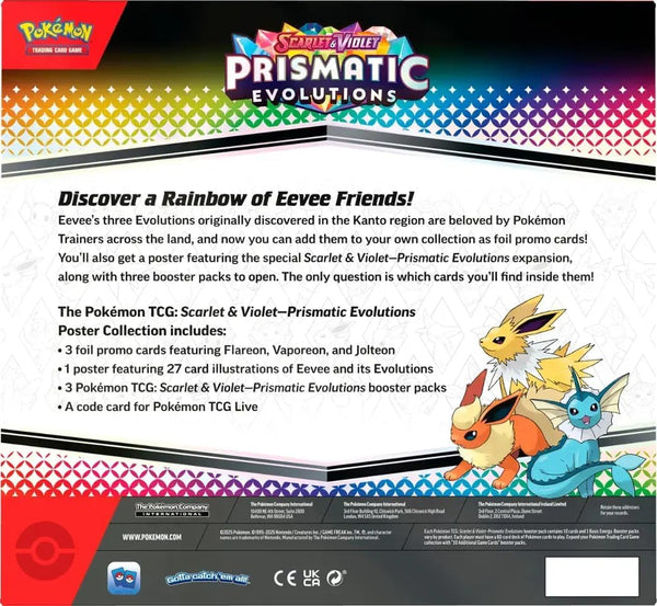 POKEMON SV8.5 PRISMATIC EVOLUTIONS POSTER COLLECTION