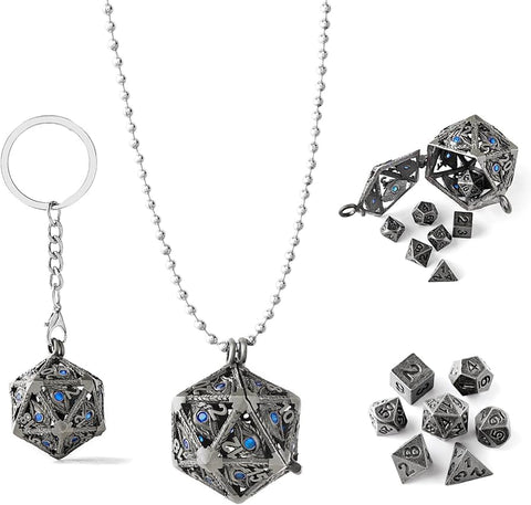 BIJOUX d20 & mini-kit de dés polyédriques 6mm