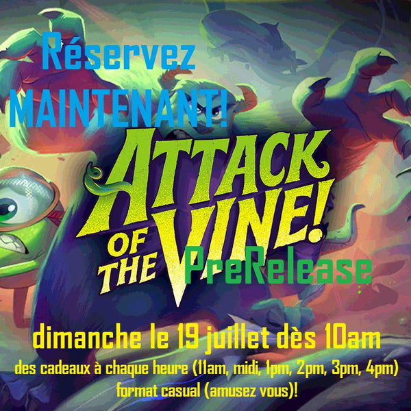 DISNEY LORCANA - Événement PreRelease ATTACK OF THE VINE!