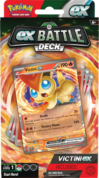 POKEMON BATTLE DECKS VICTINI EX/ MIRAIDON EX (July 12th 2024)