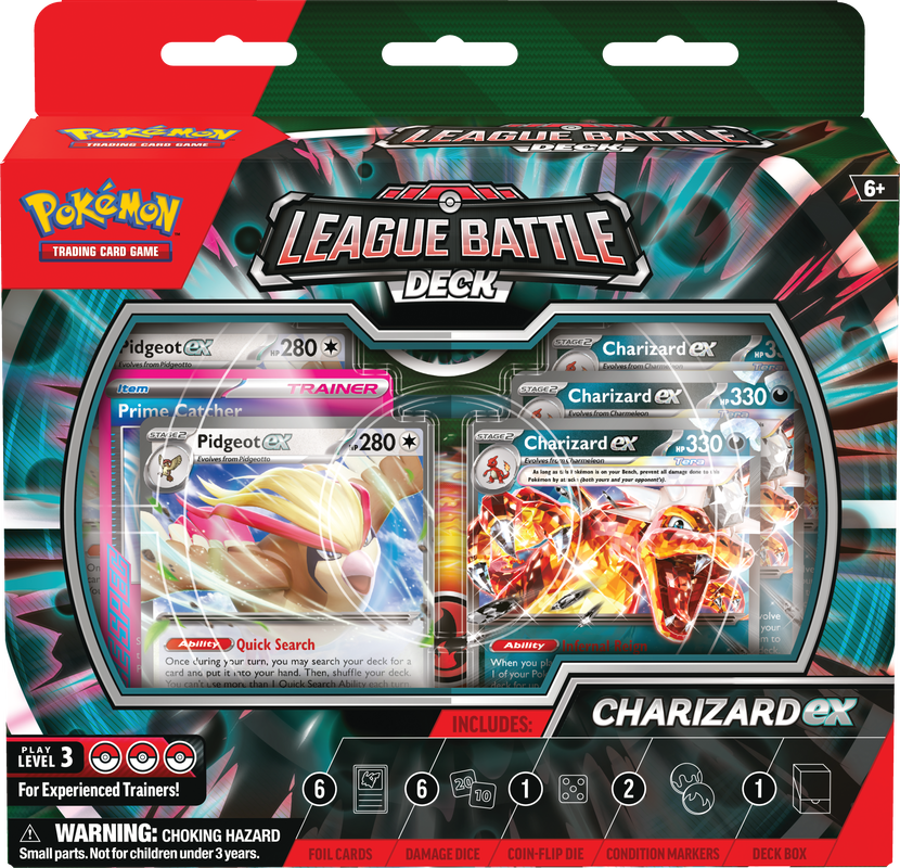 POKEMON LEAGUE BATTLE DECK CHARIZARD EX (November 15th 2024)